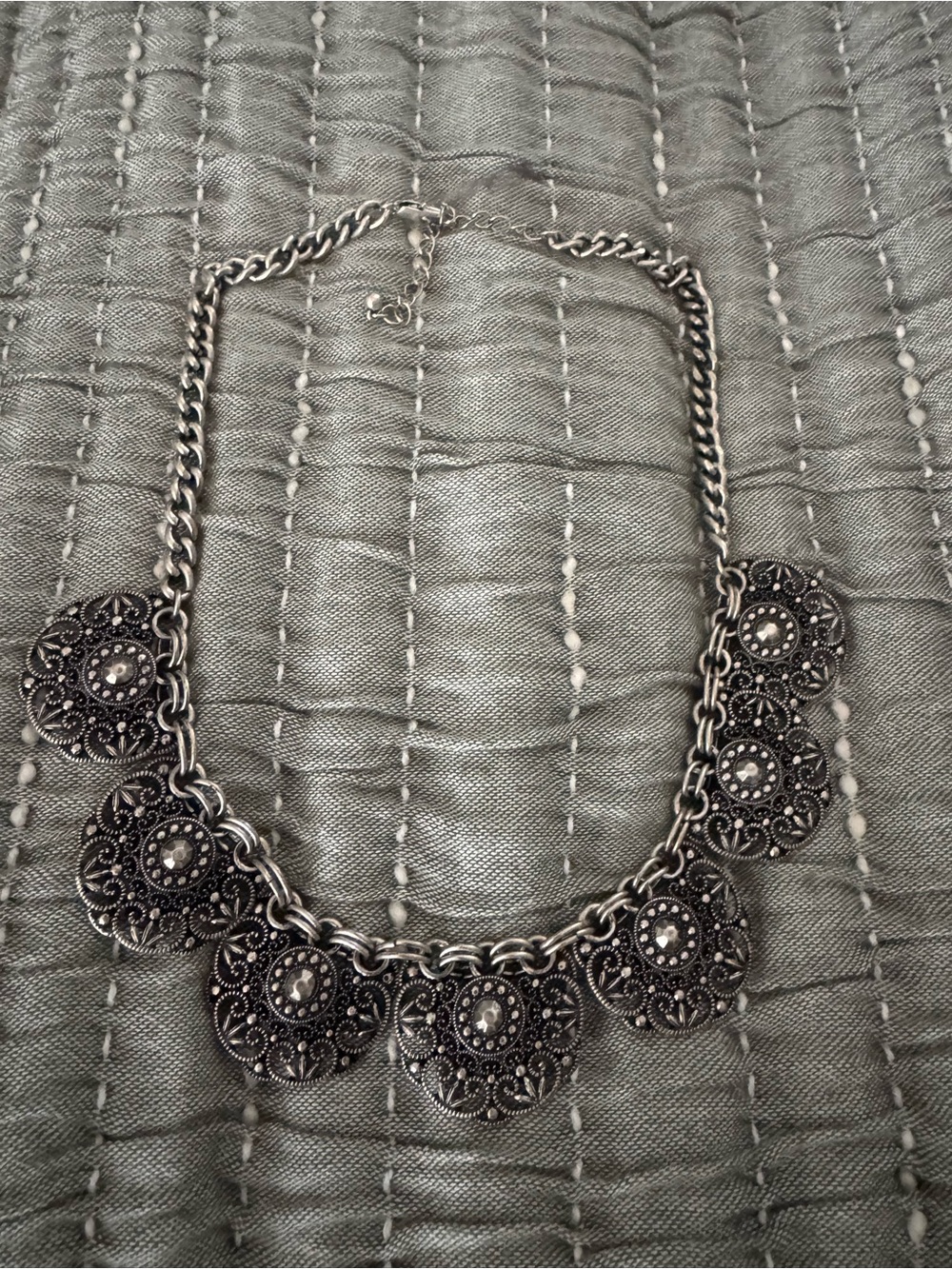 Silver Statement Necklace